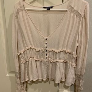 Ruffle Long Sleeve